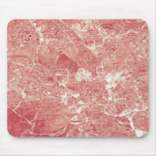 Alfombrilla De Ratón Textura de mármol de oro Rosa