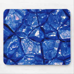 Alfombrilla De Ratón Textura de piedra azul