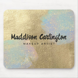 Alfombrilla De Ratón Textura De Purpurina Oro E Irlandés