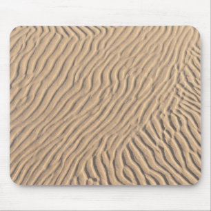 Alfombrilla De Ratón Textura de ratón de arena del desierto ondulada