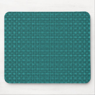 Alfombrilla De Ratón Textura de tela turquesa