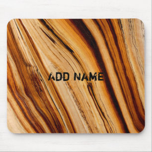 Alfombrilla De Ratón Textura de tronco de árbol quemado personalizada