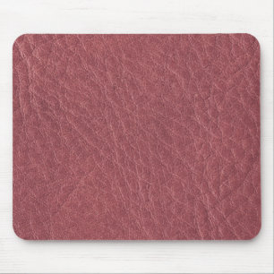 Alfombrilla De Ratón Textura del cuero del rosa color de rosa