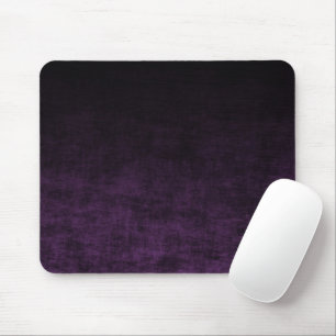 Alfombrilla De Ratón Textura Ombre Grunge Negra y Morada