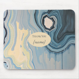 Alfombrilla De Ratón Thank You Teacher Personalized Marble 