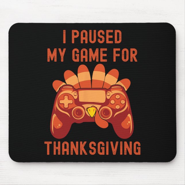 Alfombrilla De Ratón Thankding Turkey Gaming Controller Niños Niños Me (Frente)