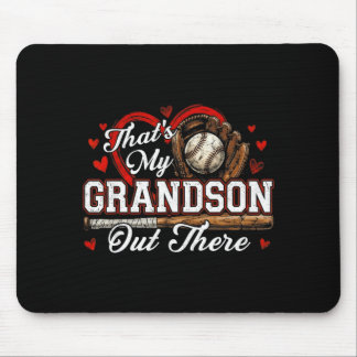 Alfombrilla De Ratón That's grandson out there women baseball grandma