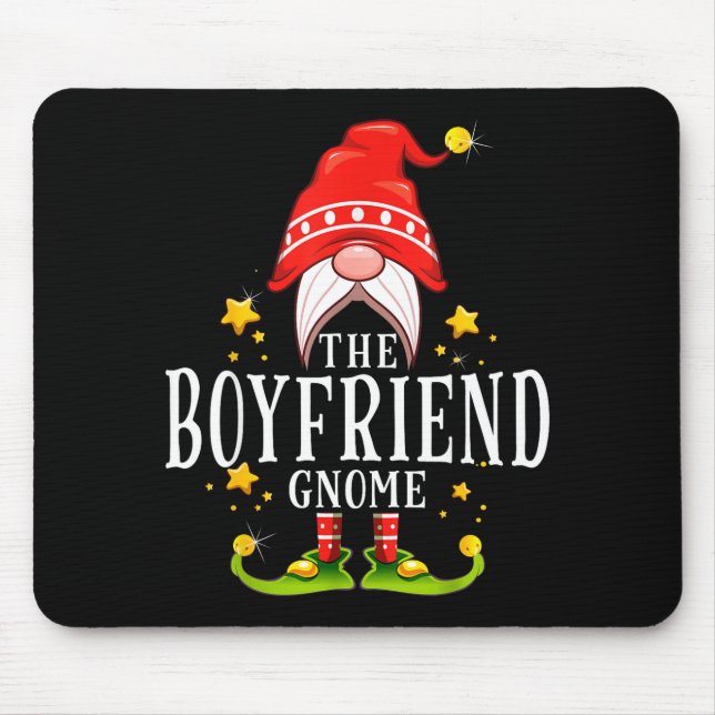 Alfombrilla De Ratón The Boyfriend Gnome Christmas Matching  (Frente)