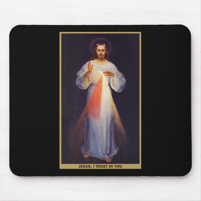 Alfombrilla De Ratón The Divine Mercy Shirt Premium  (Frente)