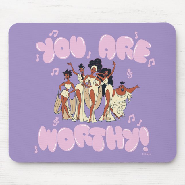 Alfombrilla De Ratón The Muses - You Are Worthy Mouse Pad (Frente)