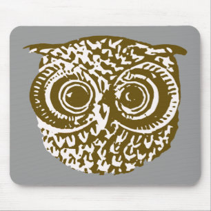 Alfombrilla De Ratón The owl