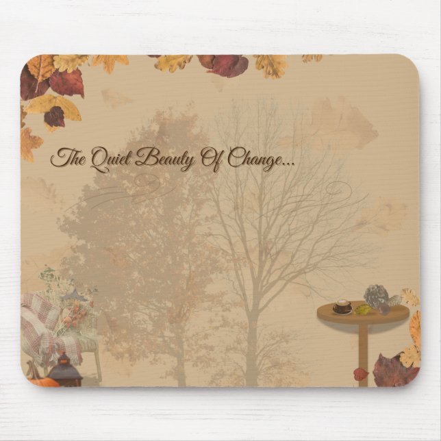 Alfombrilla De Ratón The Quiet Beauty Of Change _ Autumn Mousepad  (Frente)
