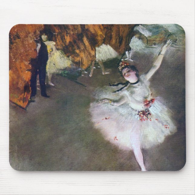 Alfombrilla De Ratón The Star, Ballerina, Edgar Degas, 1878 (Frente)