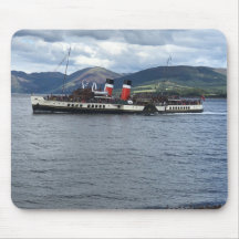 The Waverley Paddle Steamer off Scotland