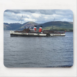 Alfombrilla De Ratón The Waverley Paddle Steamer off Scotland