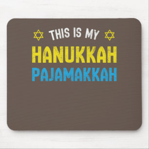 Alfombrilla De Ratón This Is My Hanukkah Pajamakkah, Funny Happy Hanukk