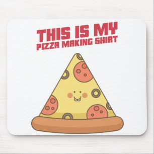 Alfombrilla De Ratón This Is My Pizza Making Shirt Heart