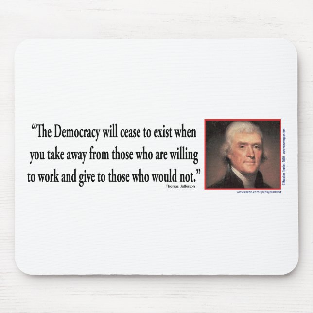 Alfombrilla De Ratón Thomas Jefferson (Frente)