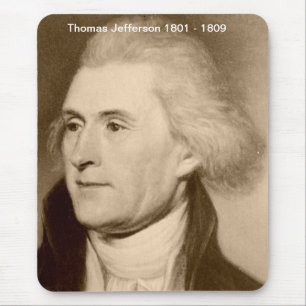 Alfombrilla De Ratón Thomas Jefferson Mousepad