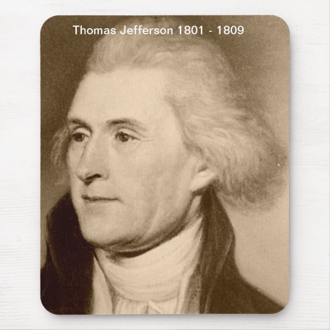 Alfombrilla De Ratón Thomas Jefferson Mousepad (Frente)