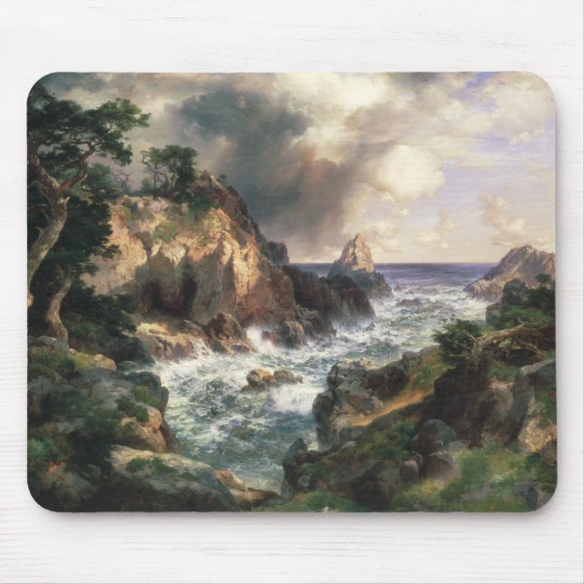 Alfombrilla De Ratón Thomas Moran - punto Lobos, Monterey, California (Frente)