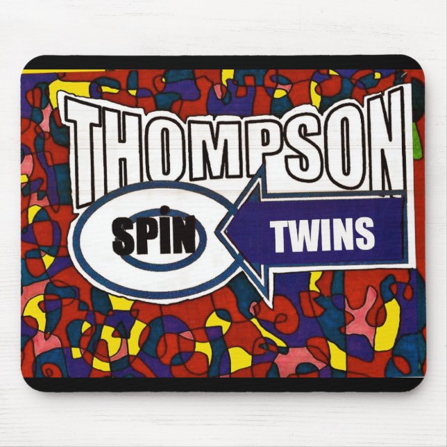Alfombrilla De Ratón THOMPSON SPIN TWINS Mousepad (Frente)