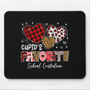 Alfombrilla De Ratón Three Hearts Cupids Custodio Escolar Favorito Vale