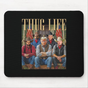 Alfombrilla De Ratón Thug Trump Vance Kennedy Elon Para Life Graphic