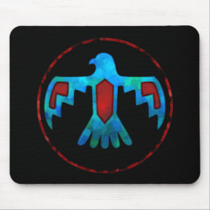 Alfombrilla De Ratón Thunderbird rojo y azul Mousepad