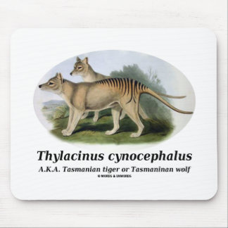 Alfombrilla De Ratón Thylacinus cynocephalus (tigre o lobo de Tasmania)