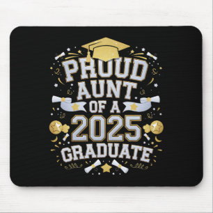 Alfombrilla De Ratón Tía Orgullosa De Un Graduado 2025 Graduación Famil