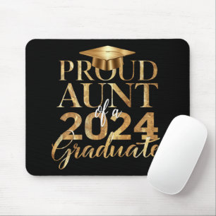 Alfombrilla De Ratón Tía orgullosa de una graduación de la promoción de