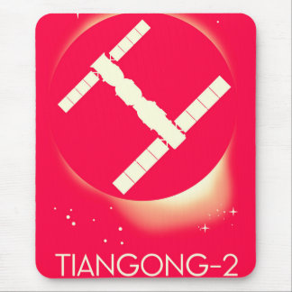 Alfombrilla De Ratón Tiangong-2 estación espacial de China arte espacia