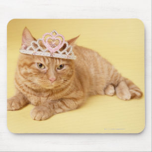 Alfombrilla De Ratón Tiara que lleva del gato