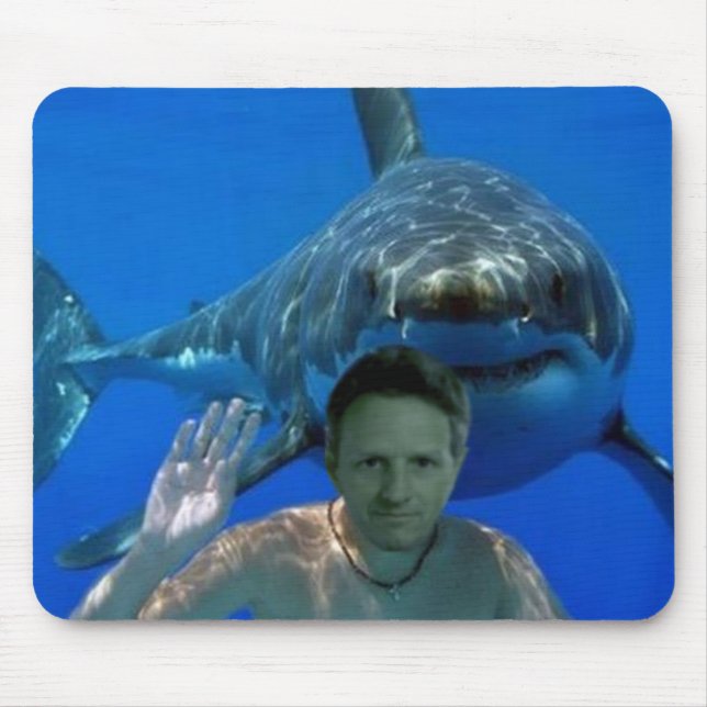 Alfombrilla De Ratón ¡Tiburón! (Frente)