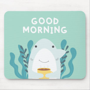 Alfombrilla De Ratón Tiburón café