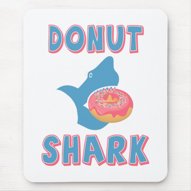 Alfombrilla De Ratón Tiburón comiendo un burro (Frente)