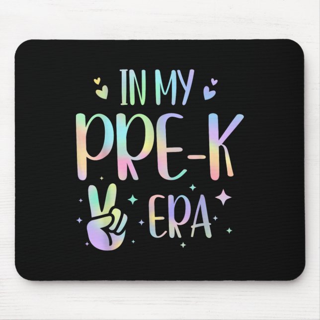 Alfombrilla De Ratón Tie Dye In My Pre-k Era  (Frente)