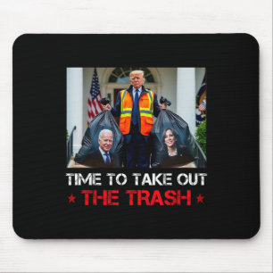 Alfombrilla De Ratón Tiempo De Sacar La Basura Del Hombre De Trump