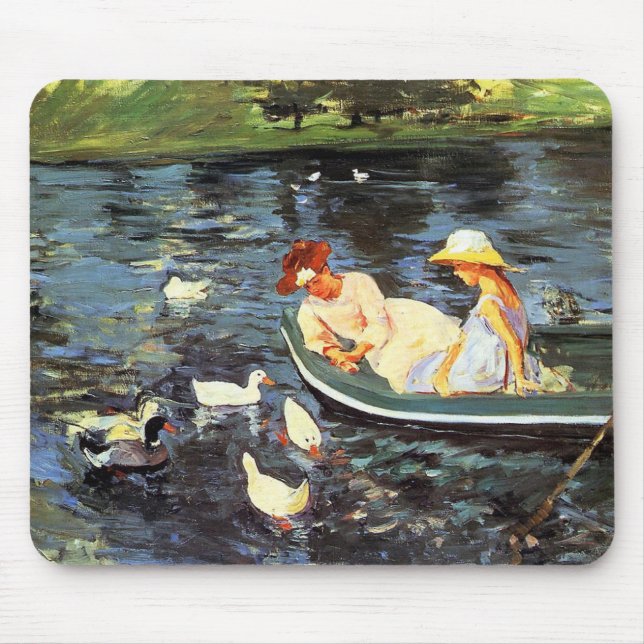 Alfombrilla De Ratón Tiempo de verano (por Mary Cassatt) (Frente)