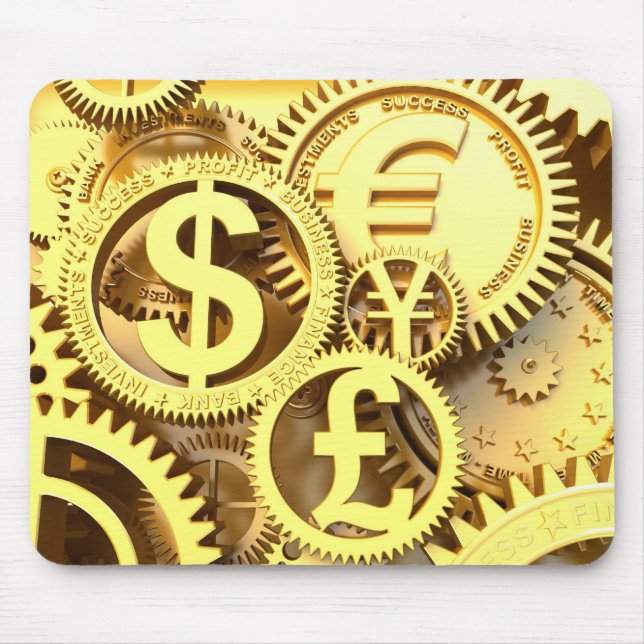 Alfombrilla De Ratón Tiempo - dinero (Frente)