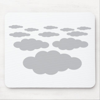 Alfombrilla De Ratón tiempo gris de las nubes