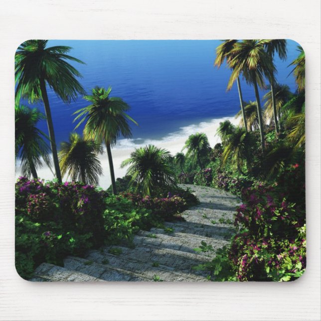 Alfombrilla De Ratón Tiempo Mousepad de la isla (Frente)