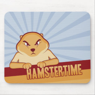 Alfombrilla De Ratón Tiempo Mousepad del hámster - horizontal