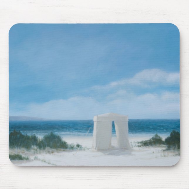 Alfombrilla De Ratón Tienda 2012 de la playa (Frente)