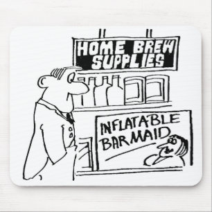 Alfombrilla De Ratón Tienda de elaboración de cerveza casera tiene azaf