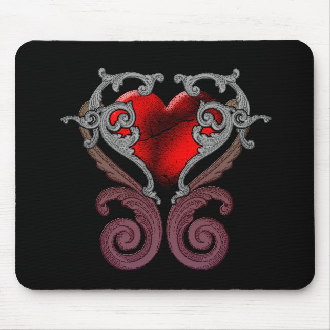 Alfombrilla De Ratón Tienes Mi Corazón (Rojo) (Frente)