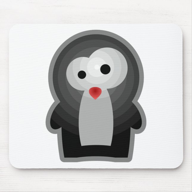 Alfombrilla De Ratón Tierkinder: Pinguinjunges (Frente)