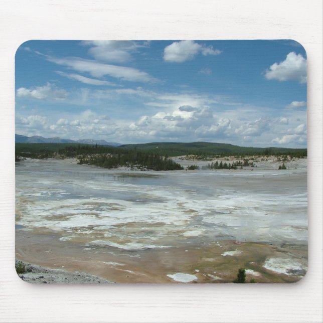 Alfombrilla De Ratón Tierra caliente de Yellowstone, géiser (Frente)