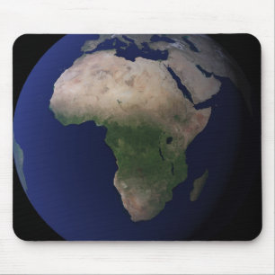 Alfombrilla De Ratón Tierra completa que muestra África, Europa y Medio